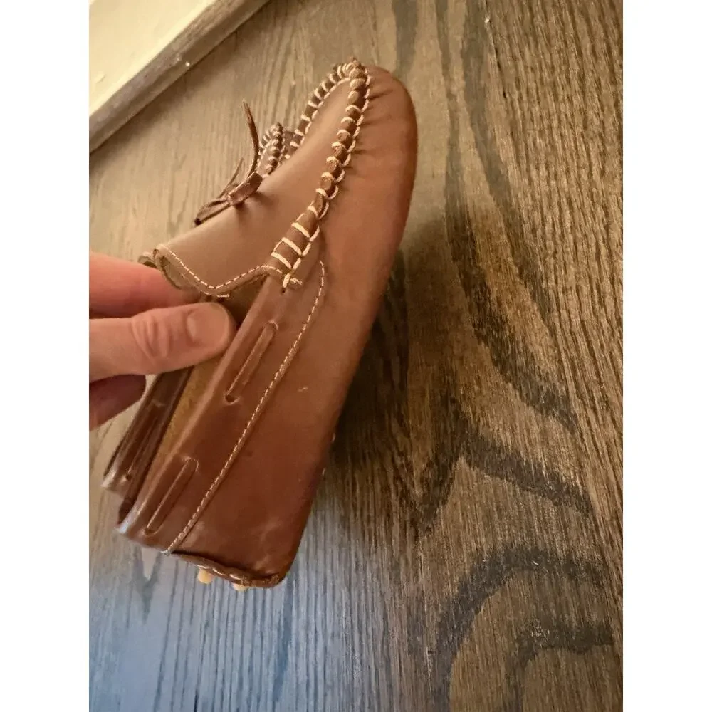 Elephantito Loafers, Natural Tan Little Kids Sz 10c